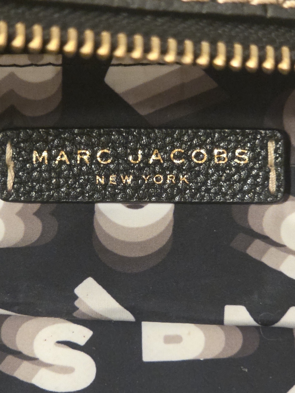 Marc Jacobs Black Satchel with Gold Hardware - Picture 8 of 16